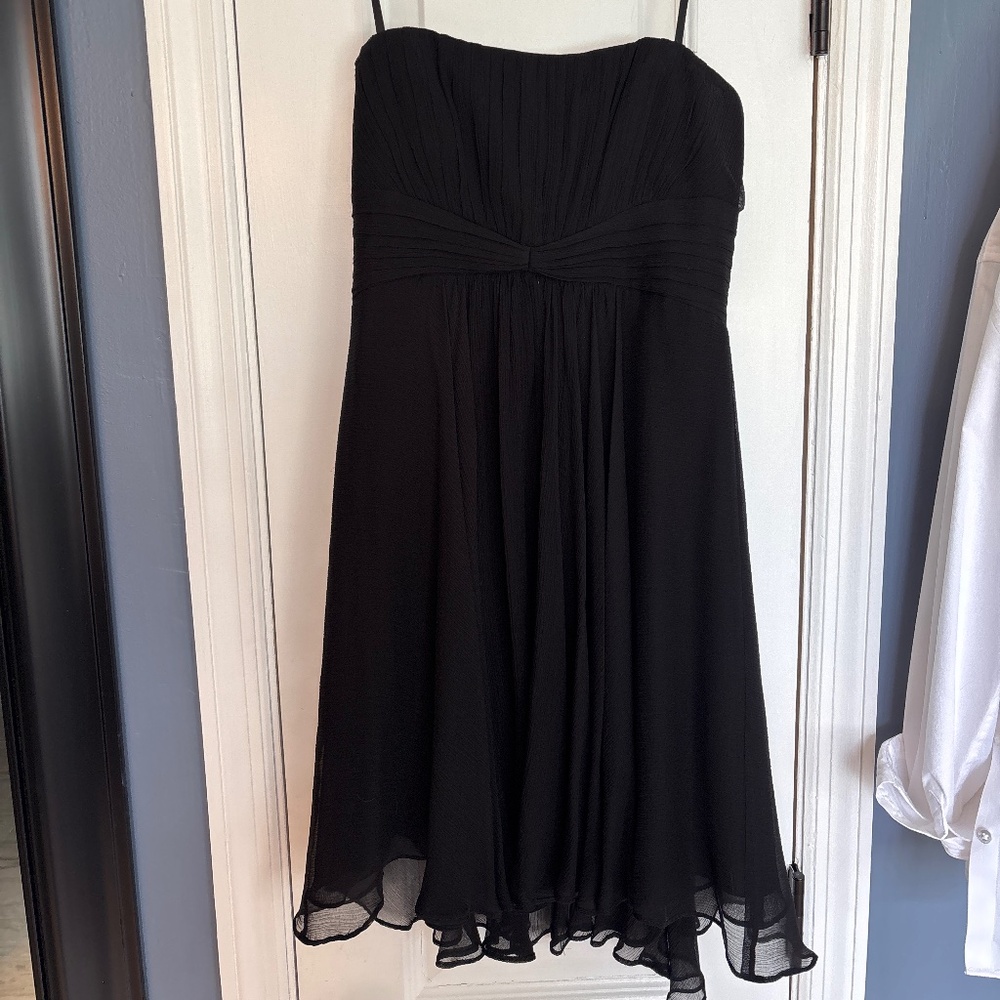 BCBG Black Strapless Mini Dress